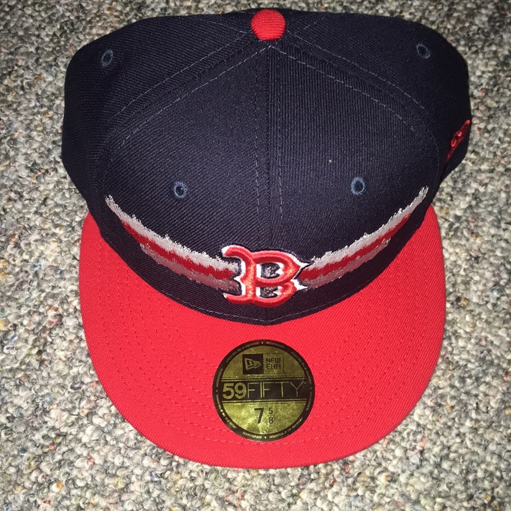 Mens new era Boston Red Sox fitted hat